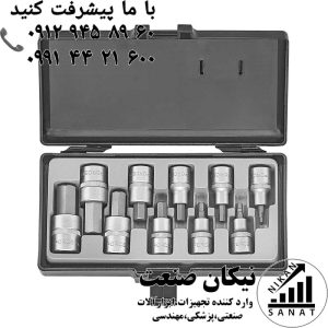 جعبه بکس الن بکسی 10 عددی جعبه فلزی 19-4 مستر تایوان
