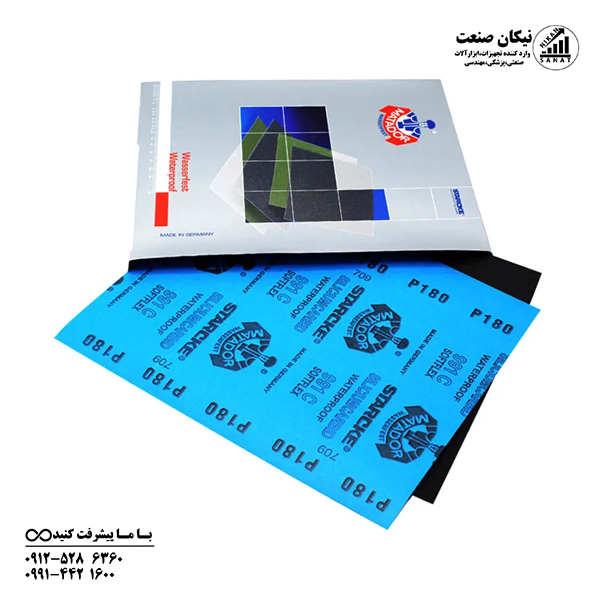 سنباده پوستاب پشت آبی برند ماتادور گرید p180