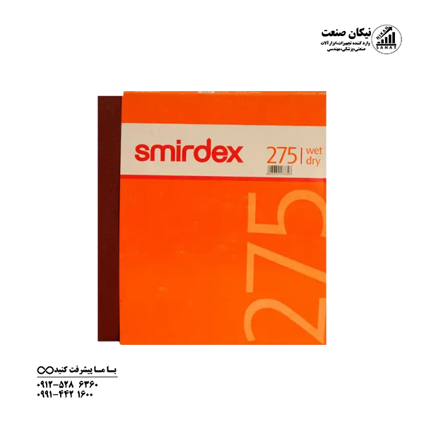 سنباده پوستاب پشت زرد برند اسمیردکس Smirdex