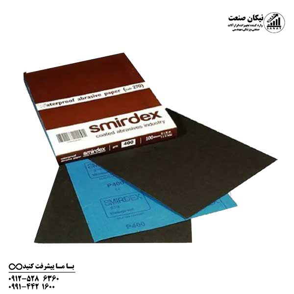 سنباده پوستاب پشت آبی برند اسمیردکس Smirdex