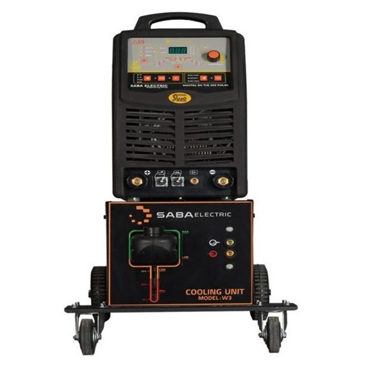 تصویر دستگاه اینورتر تیگ پالسی 400 آمپر آب خنک صباالکتریک مدل DC COLD TIG 402 PULSED WC